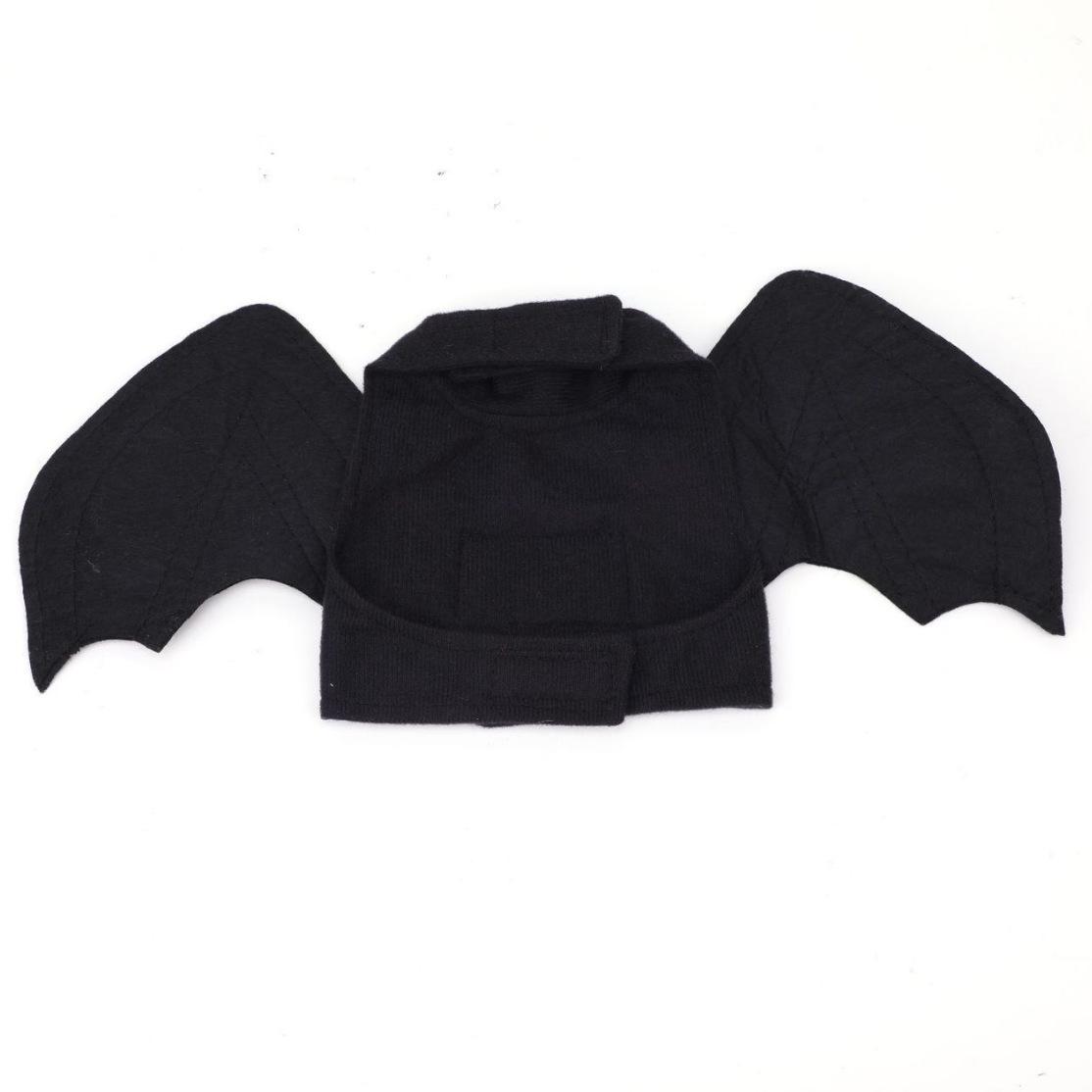 

Pet Halloween Bat Wings Costume for Dogs & Cats - Black, All Sizes Large