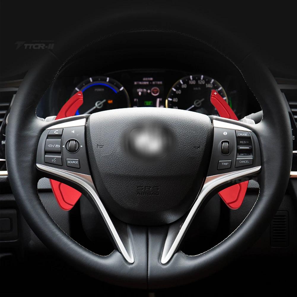 2pcs Aluminum Steering Wheel Shift Paddle Shifter Extension For Honda Spirior Accord Odyssey AVANCIER Acura CR-V UR-V CIVIC