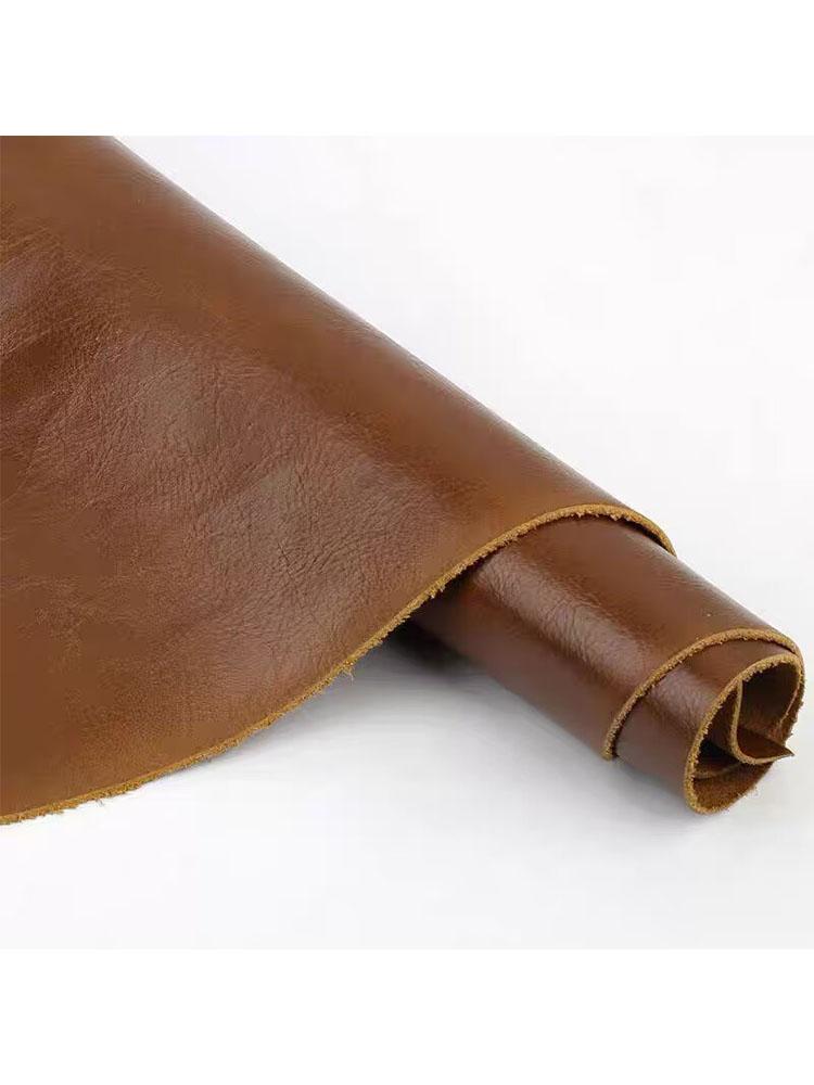 Strato Superiore Pelle Vacchetta Giallo Marrone Pelle Cerata ad Olio Divano Sedia Testiera Letto Marrone Intero Semplice Vintage Pelle Cerata ad Olio