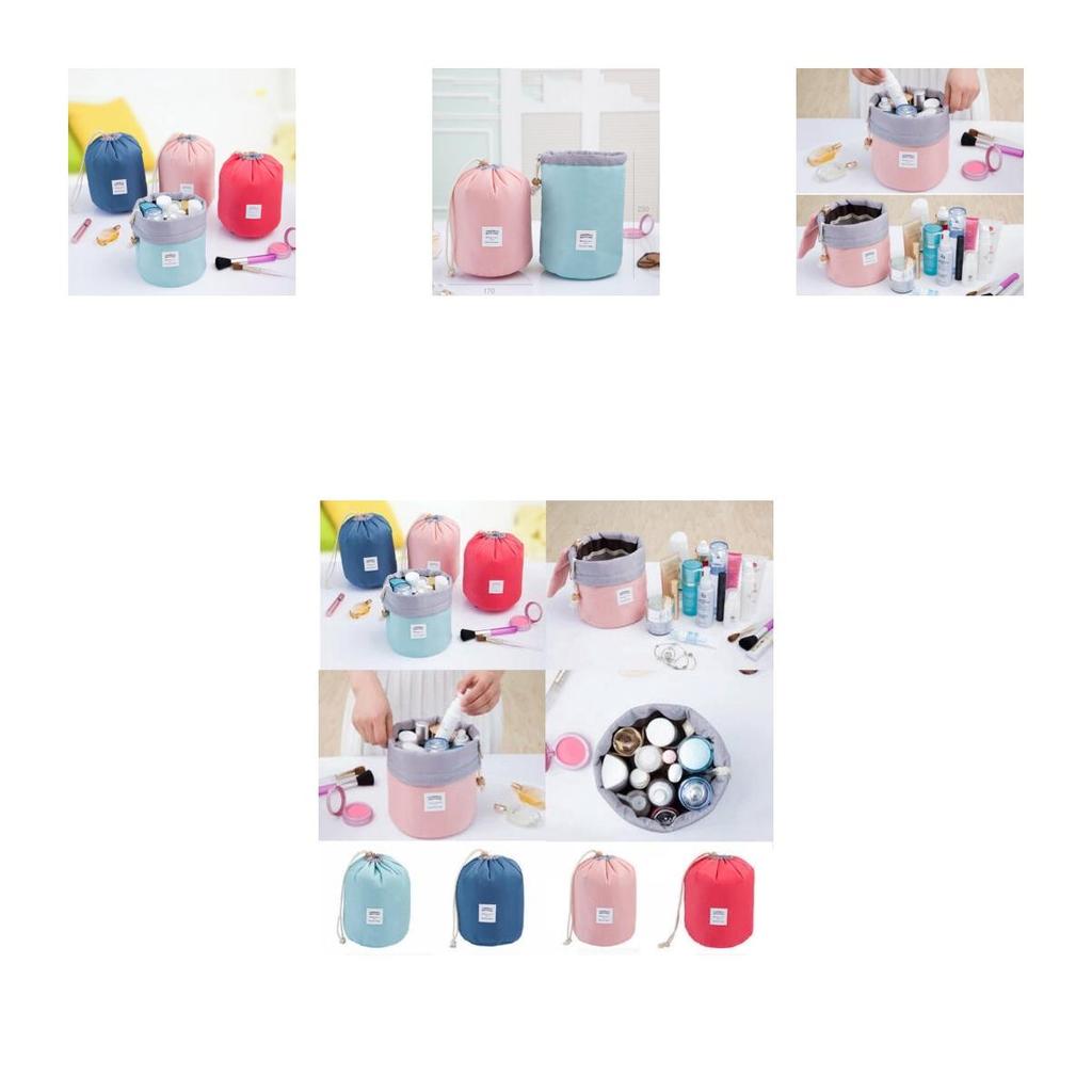 Classic Design Womens Makeup Drawstring Pouch Ideal For Travel And Daily Essentials