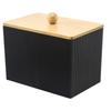 Stylish Cotton Covers Storage Holder with Sturdy Lid for Vanities Countertop Convenient for Swabs and Pad