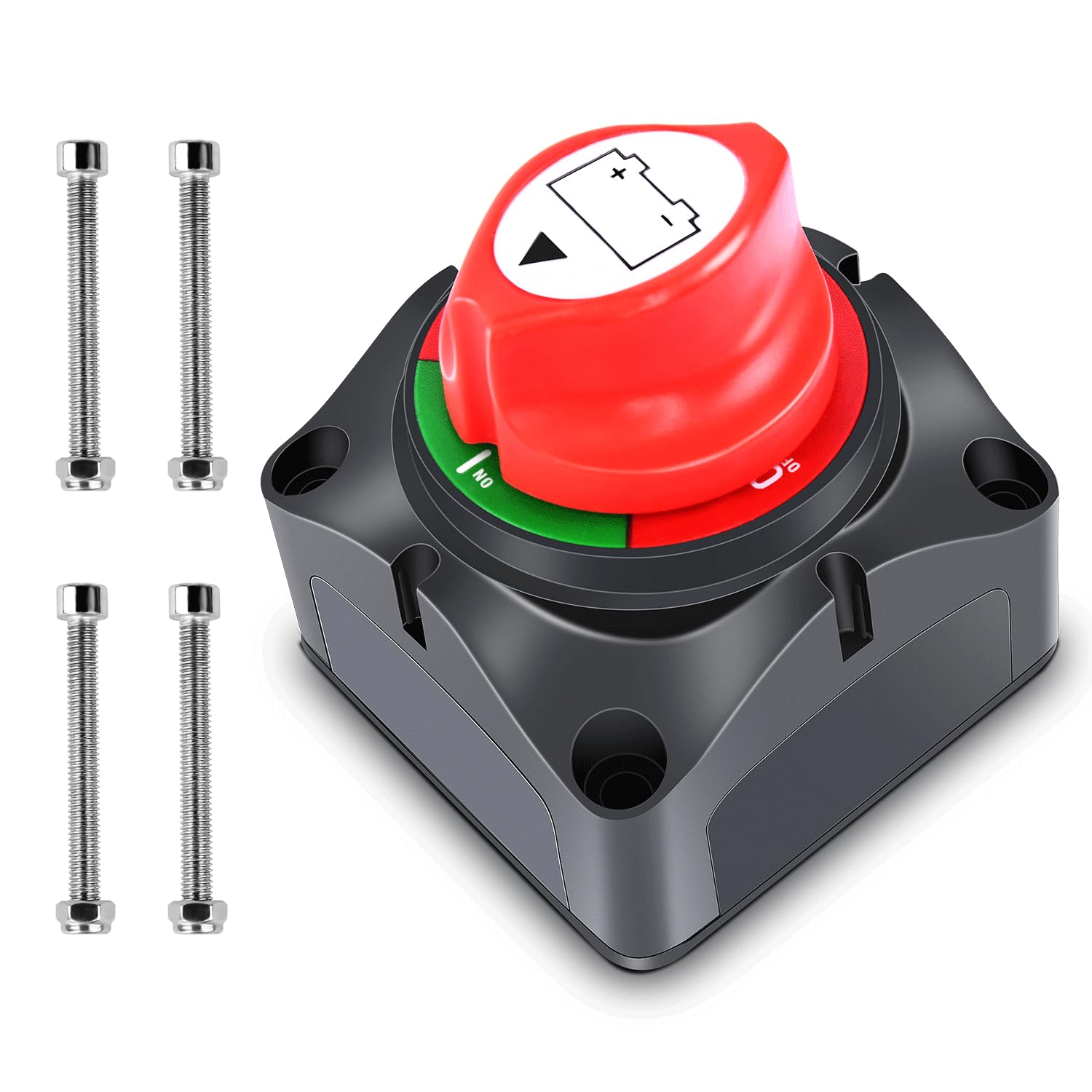 

Nilight Battery Switch 12-48V Waterproof Heavy Duty Battery Power Cut Master Switch Disconnect Isolator for Automotive RV Marine (On/Off)