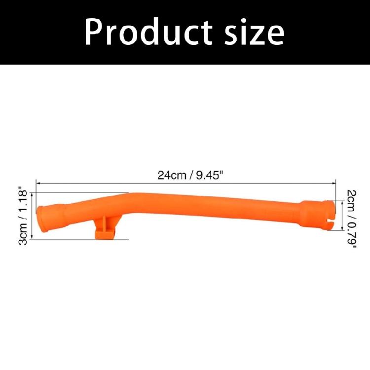 Oil Level Sensor Sleeve 06A103663B Oil Dipstick Boot ABS Construction Engine Dipstick Guide Funnel Sleeve