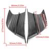 Universal Motorcycle Winglet Aerodynamic Spoiler Wing with Adhesive Motorcycle Decoration Sticker For Yamaha Suzuki Kawasaki