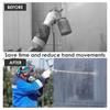 3PCS Airless Paint Sprayer Tip Extension Pole Spray Tool Spray Gun Extension Pole Aluminum 20/30/38 Cm Tool Parts Accessories
