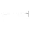 Light Hanging Pole with Foldable Double Hooks Ground Spike Light Stand for Outdoor Camping