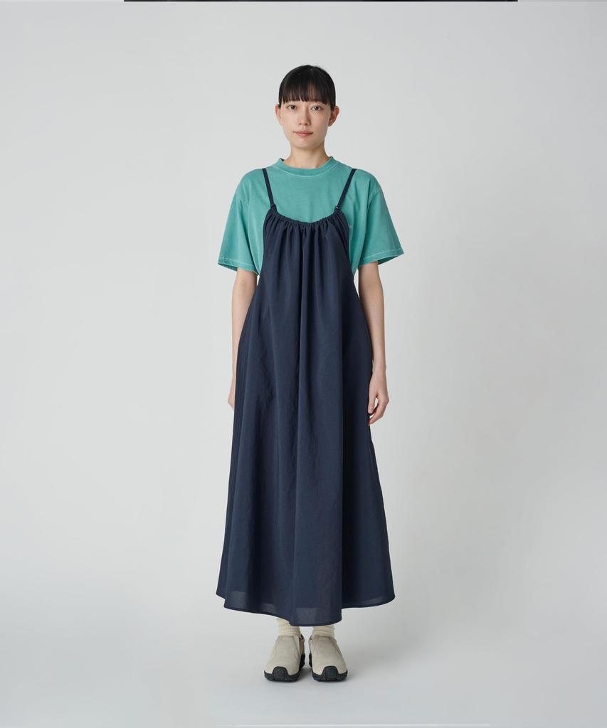 Snow Peak Pe Light Poplin Dress size Festival Camping Outdoor 1NAVYSH-25SW003