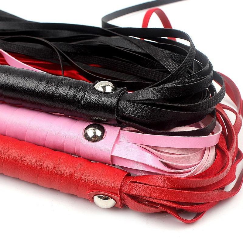 Slave Whip Hry pro dospělé BDSM Bondage Sex Toys for Woman Flogger Paddle Výprask Bondage Restraints Biče