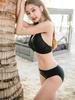 ISLAYCAOLILA Damen CD6 Aida Bikini-Set, Neckholder, Wickel-Badeanzug, Dreieck, Getrennt, Gepolstert, Bügellos (Schwarz, Größe M)