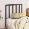 VidaXL Headboard Bedroom Furniture Head of Single Bed Frame Bed Accessory Interior Grey 96x4x100 Cm Wood 817722