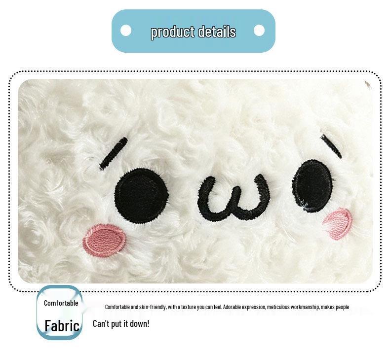 Kawaii Bunny Plush Toy: Cute White Rabbit Companion for Children - Japanese Style Gift
