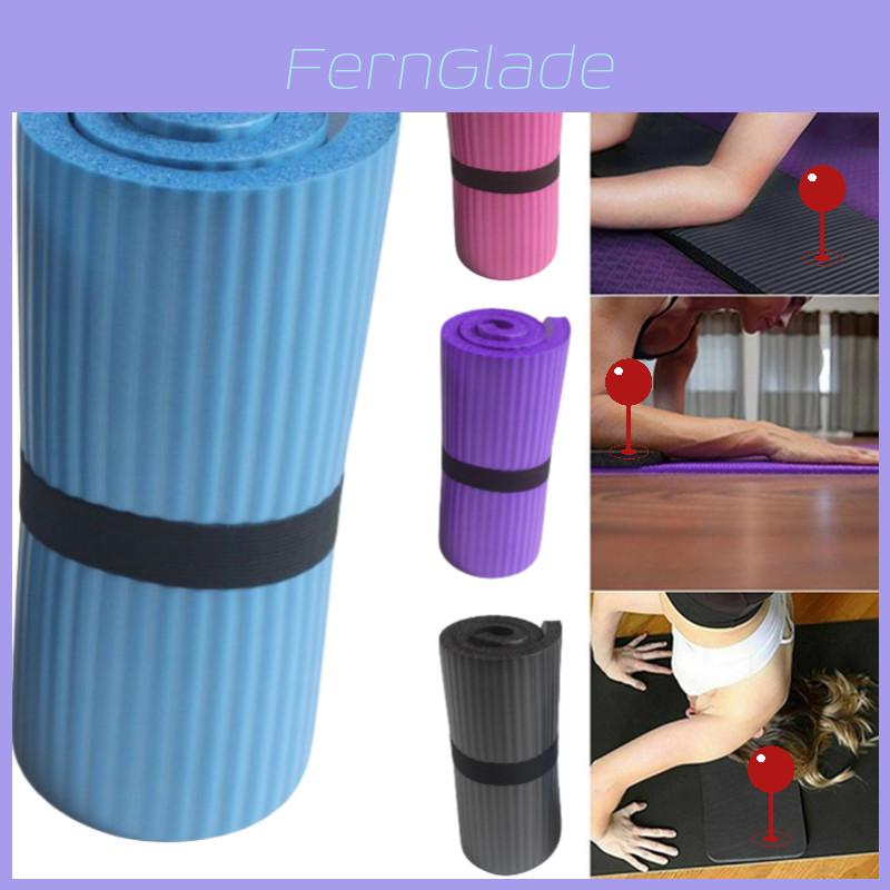 Tappetino per Ruota Fitness Nbr Spessore 1,5 cm Supporto per Allenamento Addominale e Assistenza Yoga Viola Blu Nero Rosa