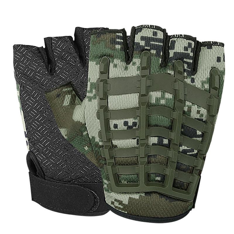 Half Finger Tactical Gloves for Men Women Outdoor Sports Cycling Mountaineering Non-slip Breathable Wear-resistant
