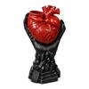 Gothic Style Resin Vase Heart-shaped Flower Pot Heart-shaped Vase  Halloween Gift