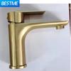 Luxury Modern Bathroom Sink Faucet Mixer Tap Long Water Spout Deck Mount 304 Stainless Steel Various Colors Ceramic Valve Core