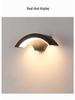Waterproof Modern Minimalist Wall Light with Motion Sensor for Outdoor Stair and Villa Entrances