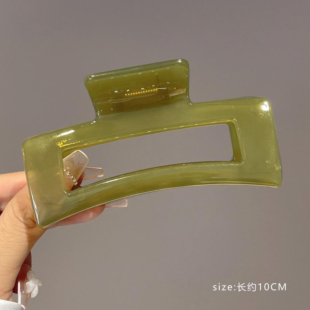 Haarklammern für Damen im koreanischen Stil, elegant, aus Acryl, Haarnadeln, Haarspangen, transparent, groß, geometrisch, Kopfschmuck für Mädchen, Haarschmuck