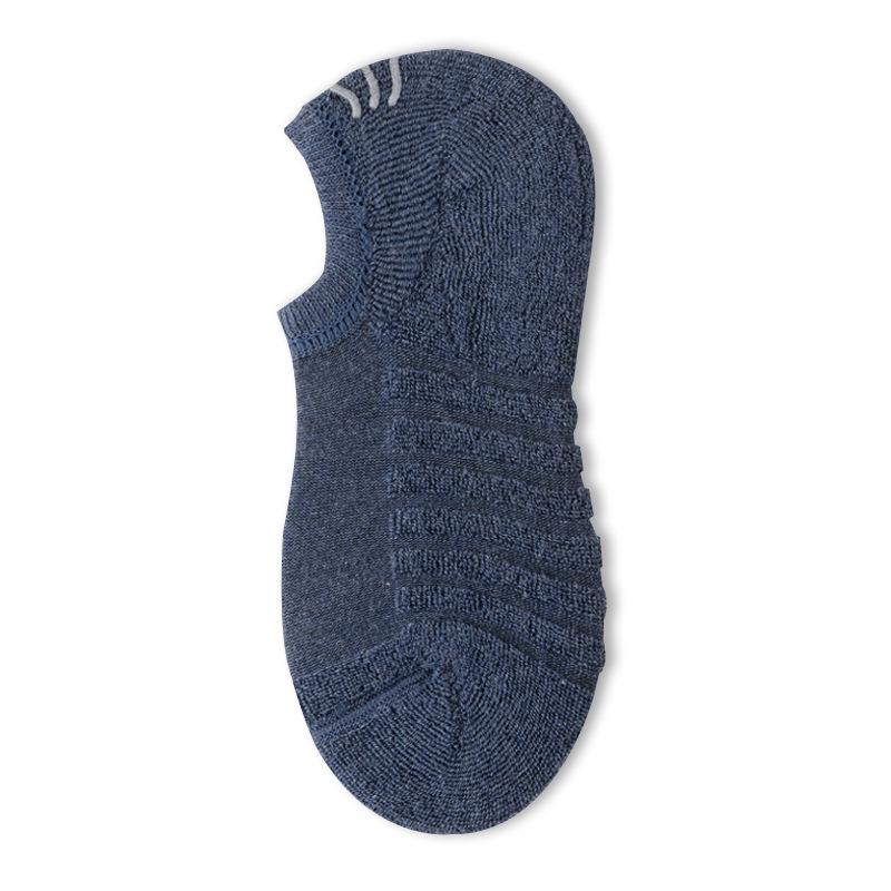 

Men s Pure Cotton Invisible Socks: Thick Terry, Sweat-Absorbent, Odor-Resistant, Low-Cut, Antibacterial, All-Season. One Size (39-44)