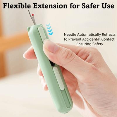Needlework Double Head Needle Threader DIY Sewing Accessories Multifunctional Picking Thread Remover 5 In1