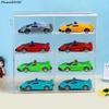 1X Acrylic Hot Wheels Car Storage Box For Diecast 1/64 Storage Displays Dustproof Educational Kid Boys Toys For Children Gift