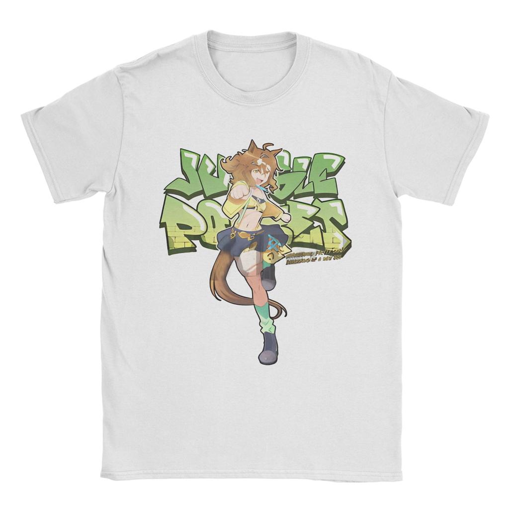 Umamsusme Pretty Derby Anime T-Shirt Men  Vintage Cotton Tee Shirt Crew Neck Short Sleeve T Shirt New Arrival Clothing