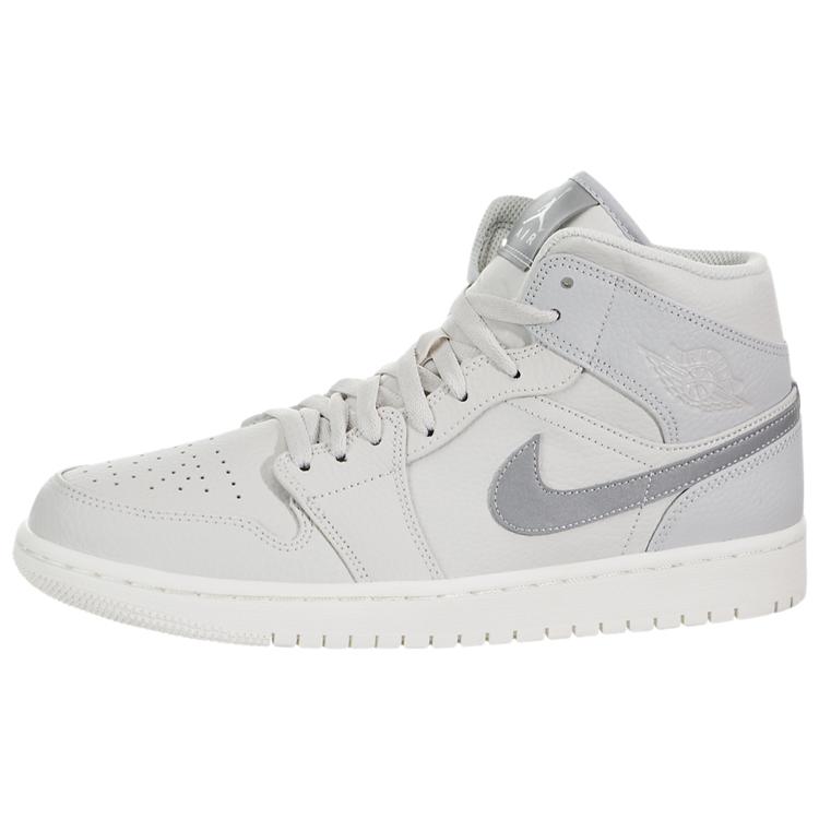 

New Jordan 1 Mid Light Bone 852542-003 44