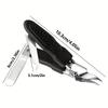 Multifunctional Stainless Steel Nail Clipper Set - 3-in-1 Ultra Sharp Nail Tools with Nail Files for Precision Nail Care