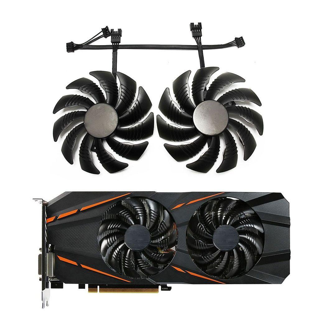 DC 12V Graphics Card Fans Cooling Fans for GIGABYTE RTX2060GTX1650 1660/1660Ti Computer Cooling
