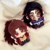 Demon Slayer Standing Posture Short Legs Pocket Soft Plush Filling Doll Luggage Zipper Hanging Ornaments Friend'S Birthday Gifts