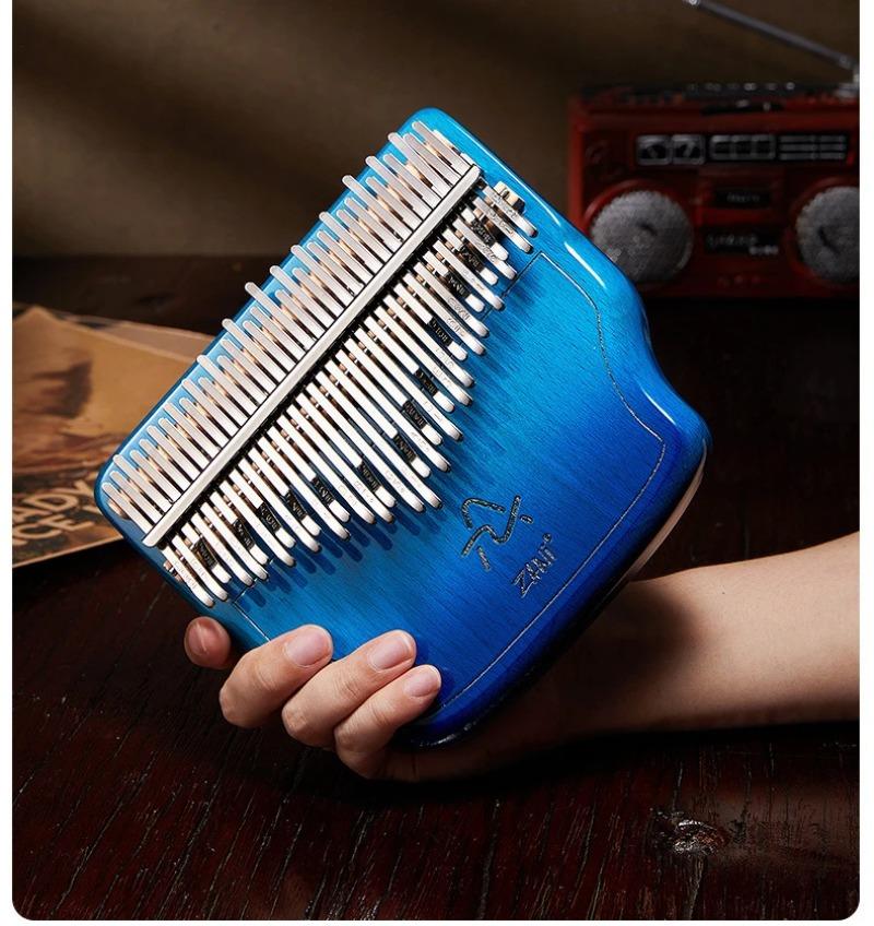 Wooden Thumb Piano 34-tone Yoga Meditation Kalimba Sound Therapy Beginner Exercise Creative Holiday Gift Healing Musical Keyboard Instruments
