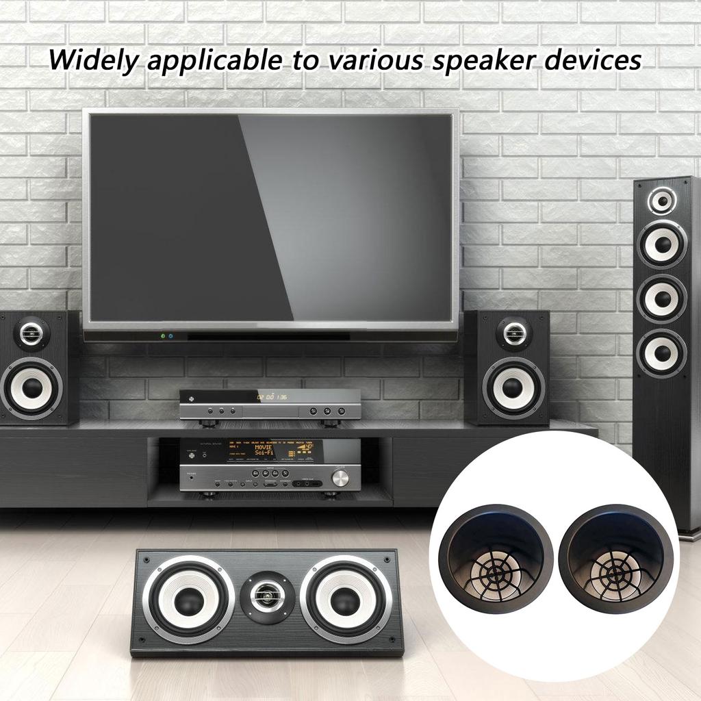Efficient Speaker Vent Tube 99mm Large Diameter Opening Subwoofer Port Tube Easy Installation for Home Theaters