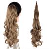 Synthetic Ponytail Extensions False Hair Tail for Women Flextail 26inch Length Blonde Ponytail Hairpieces For Women Daily Use