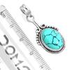 925 Sterling Silver Pendant Women Gemstone Handmade Jewelry Engagement Gift Blue Green Purple Copper Turquoise Pearl Lapis Mother Of Pearl Solitaire