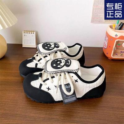2024 New Niche Ugly Cute Puff Little White Shoes Original Ballet Women's Versatile Canvas Shoes Student Casual Board Shoes Women