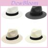 Sun Protection Straw Hat With Wide Brim For Outdoor Travel And Beach Relaxation