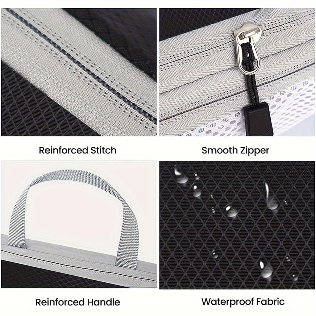 4pcs Travel Luggage Compression Bags, Lightweight Versatile Clothes Organizers, Lightweight Expandable Versatile Dustproof Bags