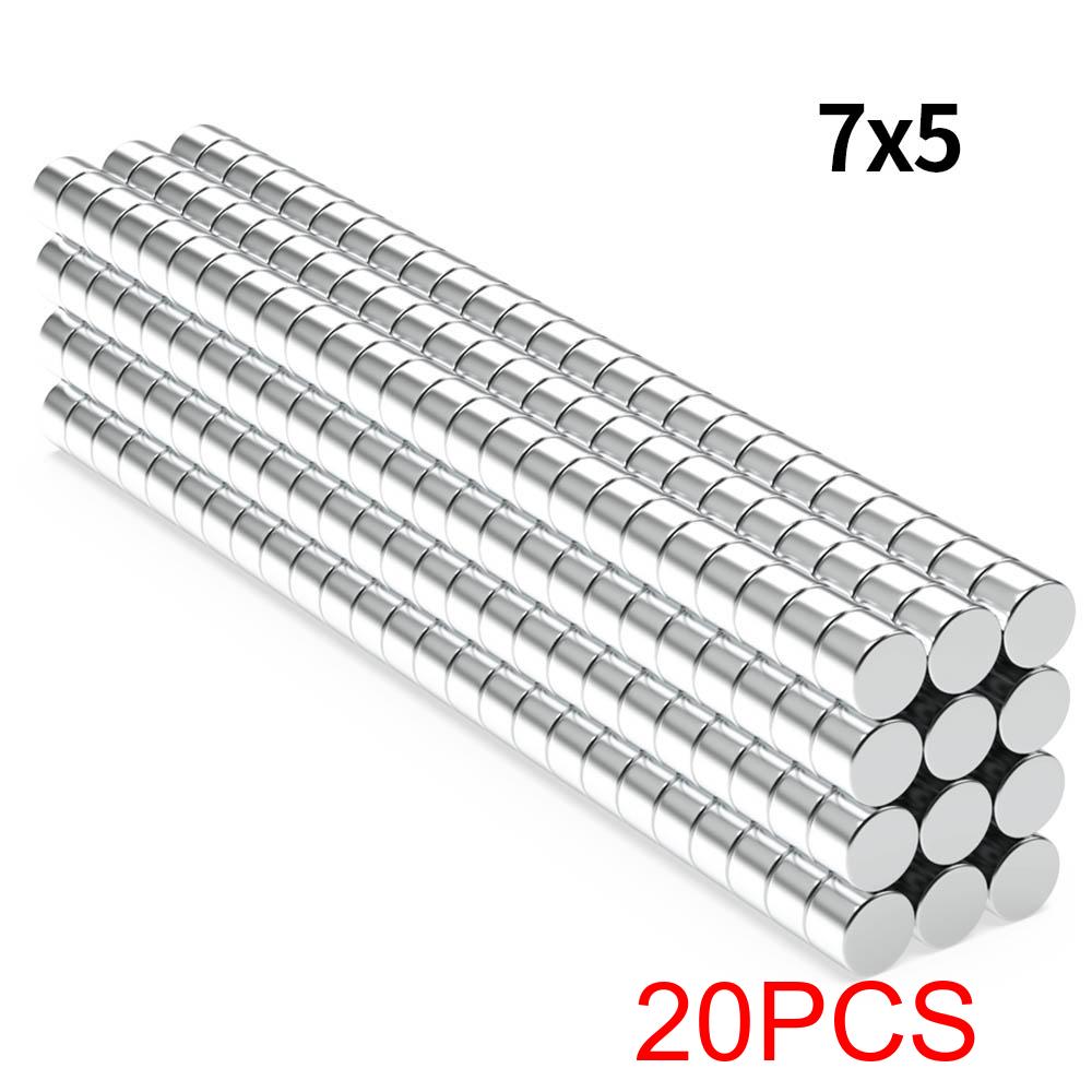 Super Strong Neodymium Magnet N35 NdfeB Permanent Magnetic Imanes Round Powerful Magnets Refrigerator Magnet  5x5/8x5/20x5/25x5