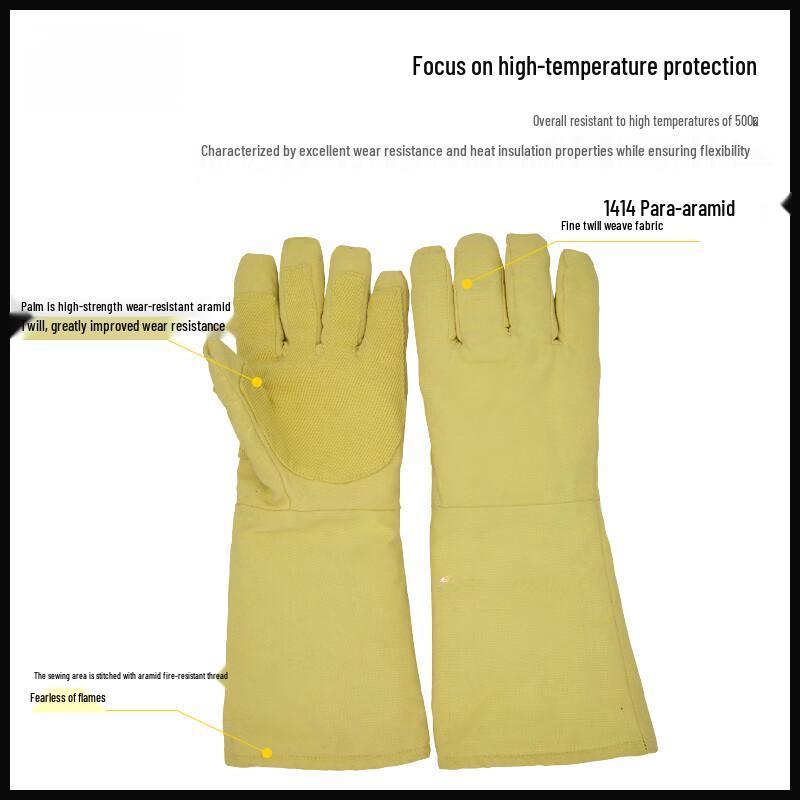 LIBOAN 500°C Heat Resistant Aramid Gloves