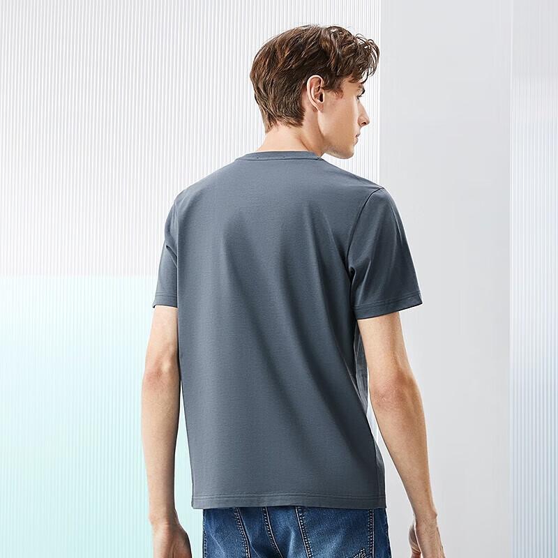 SEVEN BRAND Men s Ice Algae Mud Dragon Print Round Neck T-Shirt XL