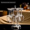 Luxury Crystal Burgundy Wine Glass and Decanter Set