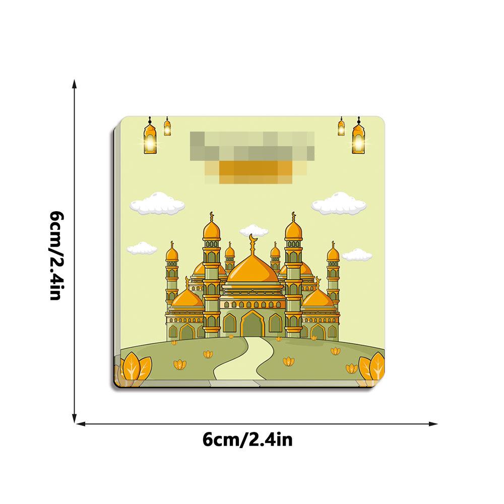 Middle Eastern Ethnic Style Acrylic Fridge Magnet Festival Home Decoration Sticker