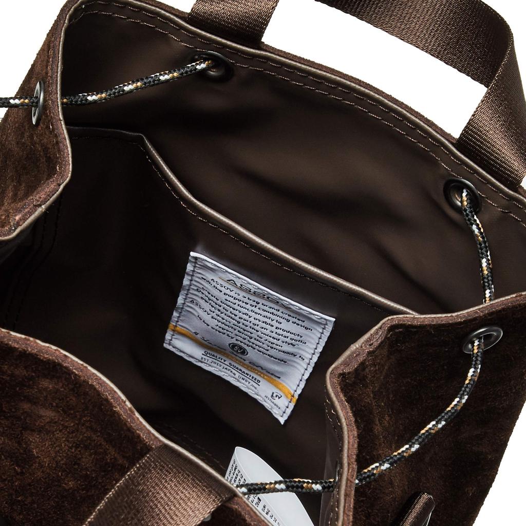 [Assob] Geantă de umăr WP SUEDE DRAW STRING BAG CHOCO