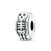 New 925 Silver Circular Heart Shape Friendly Embrace Pray Charms Beads For Women Fit Bracelet DIY Jewelry Gift