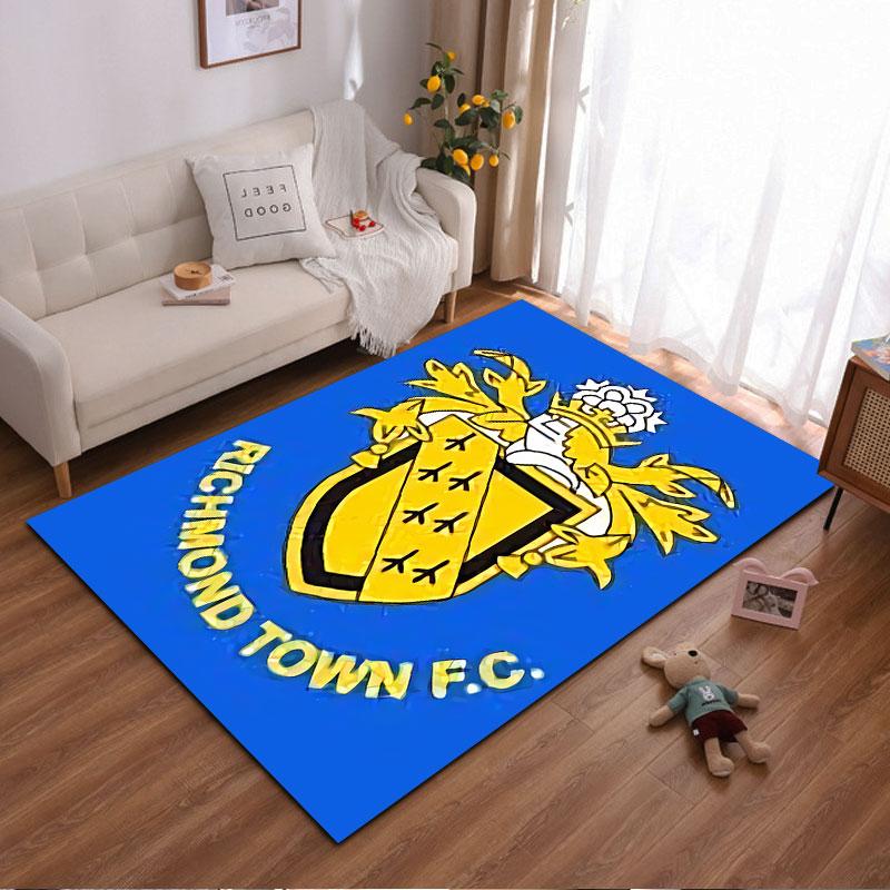 Richmond Town F.C. Crest Suitable As a Non-slip Mat for the Living Room or Bedroom Sofa