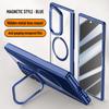 Custodia Protettiva Trasparente con Anello Magnetico per Schermo per Samsung Galaxy Z Fold 8 Fold8 Ultra Fold7 Copertura con Cerniera a Molla