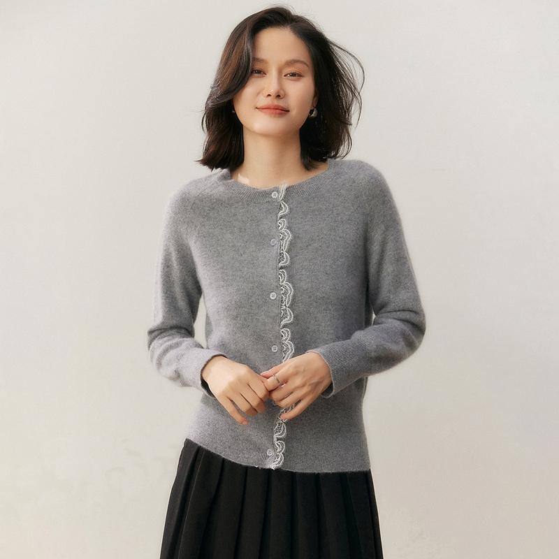 Qinghe 100% Pure Cashmere Women's Sweater - Ultra Soft Luxury Winter Pullover