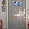 Christmas Bells For Door 2 Pieces Winter Holiday Festive Ornaments Christmas Bell Wind Chimes For Indoor Home Bedroom Living