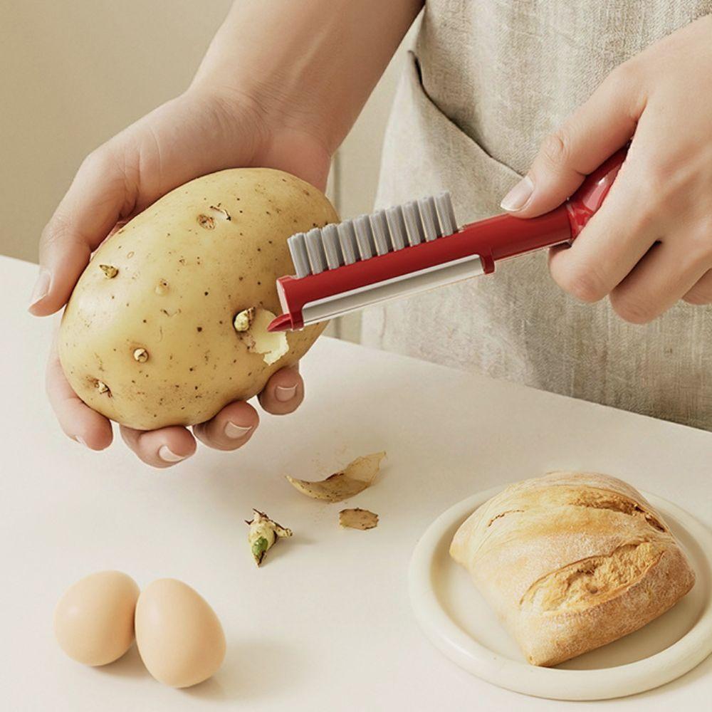 With Cleaning Brush Fruit Grater 2 In 1 Fruit Planer Household Tumbler Vegetable Peeler Travel