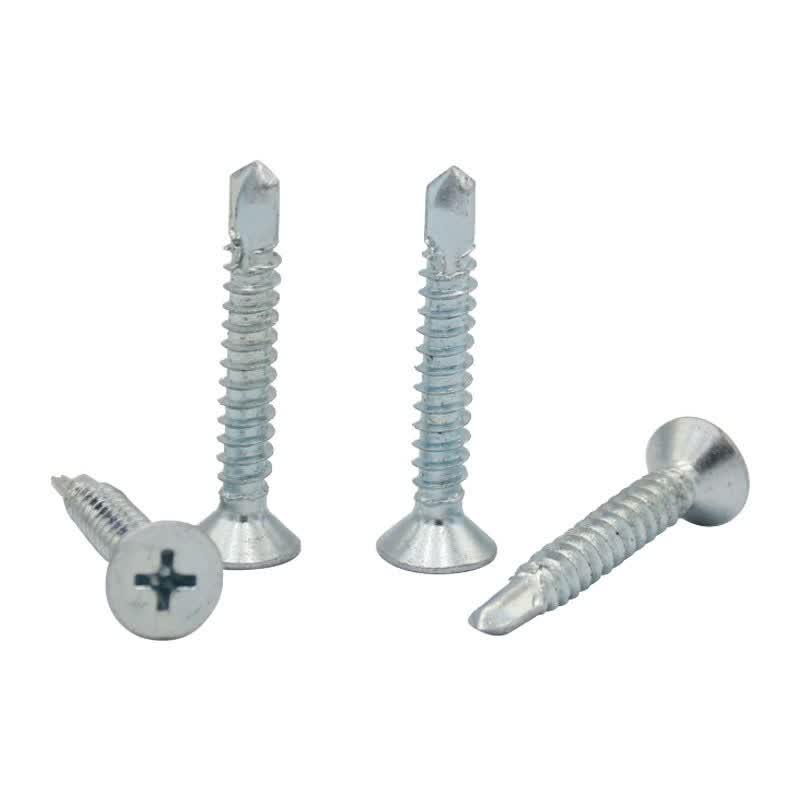 Galvanized Phillips Flat Head Self-Drilling Screws