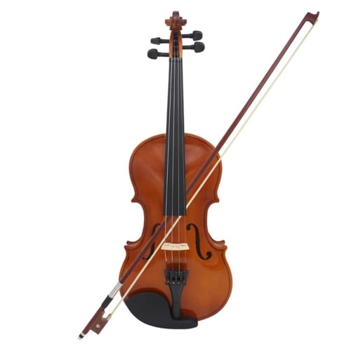 Gheuuoey 1/4 Violin, Adult and Child Violin with Hard Case and Bow, Ideal for Beginners, Easy Installation